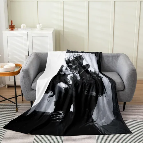 Vista 33 de Erosebridal American Flag Throw Blanket 40x50 Inch Sofa Bed Couch Decor,Rustic Deer Hunting Fleece Blanket for Kids Boys Girls,Farmhouse Cabin Bed