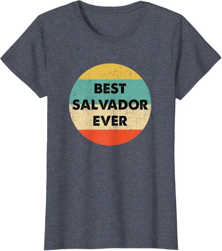Vista 13 de Camiseta con nombre de Salvador, Negro