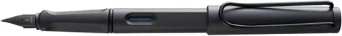 Vista 6 de Lamy Safari pluma estilográfica (M) y 5 cartuchos de tinta negra, Negro