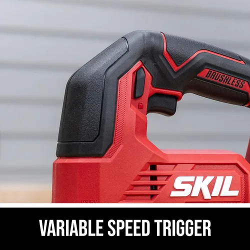 Vista 3 de SKIL PWR CORE - Sierra caladora sin escobillas de 20 V, incluye batería de 2.0 Ah y cargador - JS8290B-10