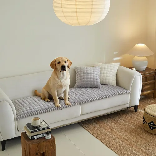 Vista 28 de Fundas de sofá para sofá de 3 cojines, aptas para mascotas, funda de sofá antideslizante lavable