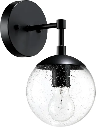 Vista 16 de Design House 519892 Kimball Industrial Farmhouse Luz de Pared Interior de 1 Luz con Pantalla de Metal para Pasillo, Baño, Cocina, Vestíbulo, Pintura
