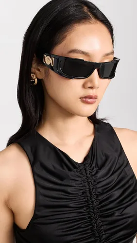 Vista 3 de Versace Gafas de sol deportivas estrechas para mujer