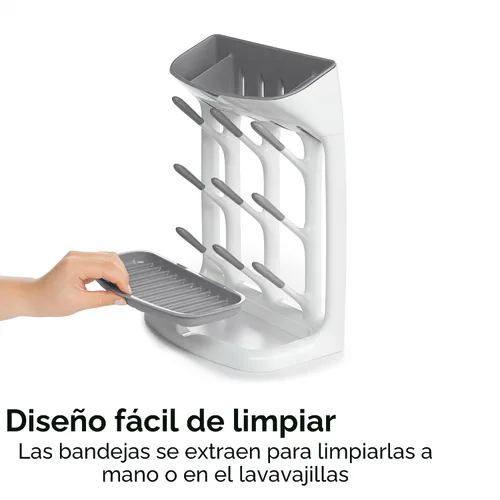 Vista 5 de OXO Tot plástico ahorro de espacio estante de secado para cocina