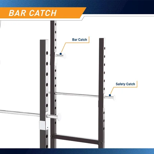Vista 3 de Marcy Strength Training Home Gym Cage with Pulley System for Weightlifting, Bodybuilding, Full Body Workout Equipment for Home Exercise