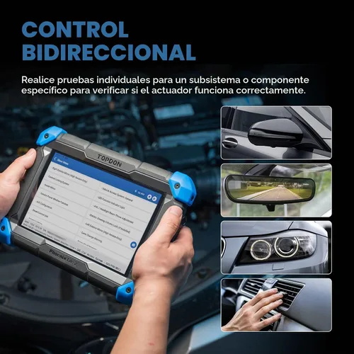 Vista 4 de TOPDON Herramienta de escaneo bidireccional Phoenix Lite 2, escáner OBD2
