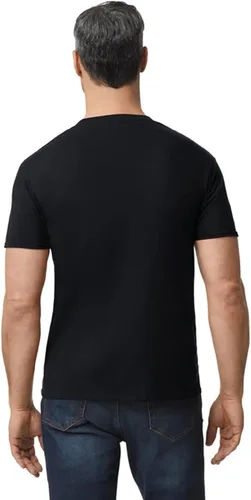 Vista 4 de Gildan Camiseta de algodón Softstyle para hombre, estilo G64000, paquete múltiple