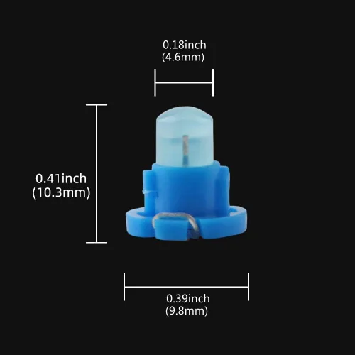 Vista 2 de Grandview 10 unids T4.2 COB 1 SMD Led para tablero de instrumentos Cluster Luz del coche Bombilla de luz lateral Luz indicadora Panel interior Azul