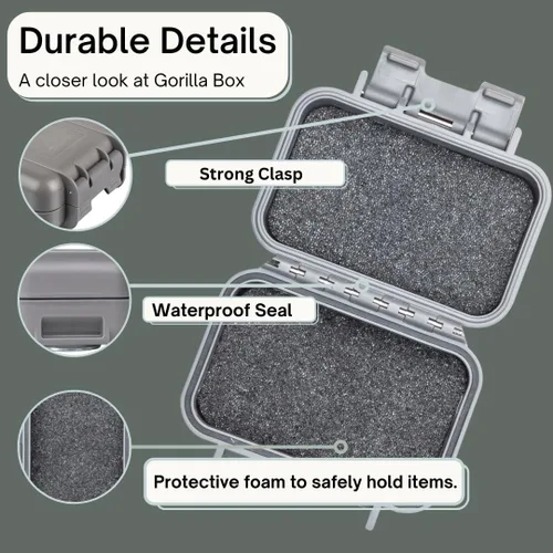 Vista 2 de Oculta una llave fuera con nuestra caja magnética, nuestra caja magnética impermeable hermética para llaves debajo del automóvil se mantiene segura