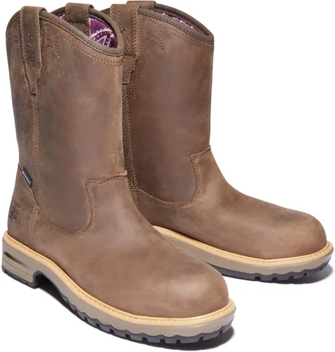 Vista 2 de Timberland Ashlar Pull on Aleación Seguridad Toe Impermeable Pullon AL WP, Marrón café turco