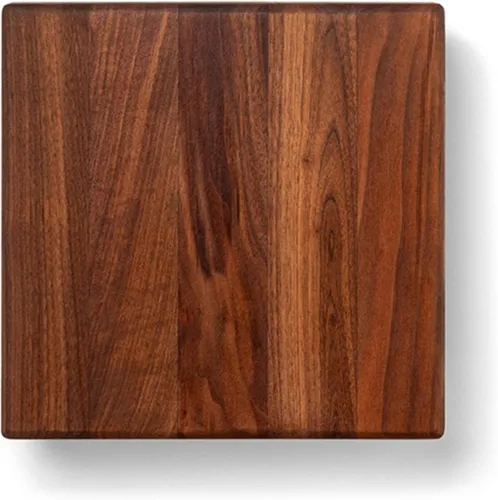 Vista 14 de John Boos Tabla de Cortar Cuadrada de Madera de Arce Serie B 12"x12" – 1.5" de Espesor, 6 libras Bloque de Carnicero No Reversible con Patas