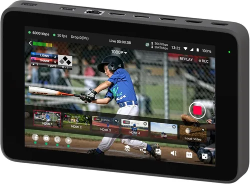 Vista 9 de YoloLiv YoloBox Ultra, El Equipo de Transmisión en Vivo NDI Horizontal/Vertical Definitivo, Conmutador Monitor Codificador Grabador, para Facebook