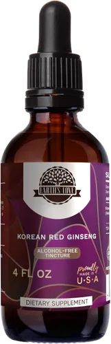 Vista 2 de Earth's Love - Tintura de extracto de hierbas de ginseng rojo coreano sin alcohol, ginseng rojo coreano superconcentrado de origen silvestre