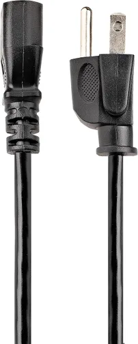 Vista 2 de StarTech Cable de alimentación resistente de 3 pies, NEMA 5-15P a C13, 15A 125V, 14AWG cable de alimentación de CA de repuesto para computadora