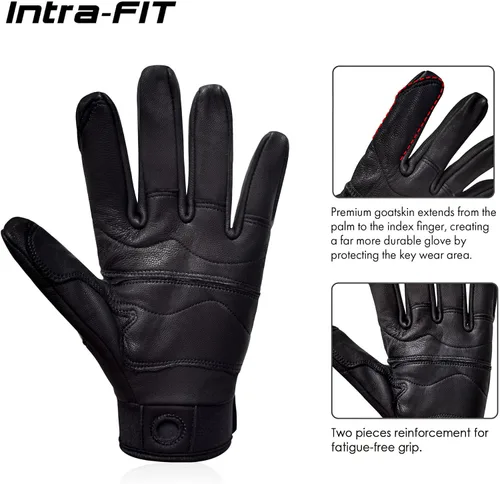 Vista 2 de Guantes de escalada, guantes de cuerda, perfectos para rappel, rescate, roca, árbol, pared, escalada de montaña