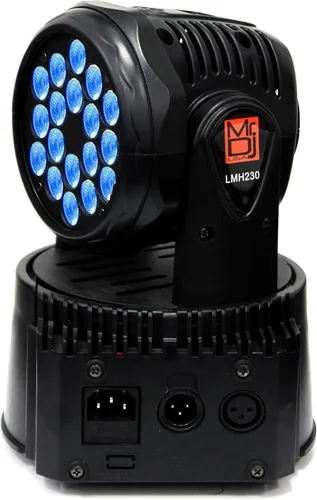 Vista 6 de MR DJ USA - LMH230 100W RGBW 18-LED Cabeza móvil DJ Luz
