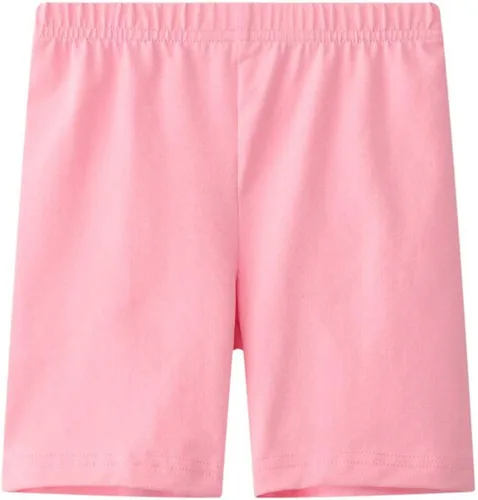 Vista 2 de Pantalones cortos de verano de algodón casual con cordón ajustable de punto para bicicleta activa, pantalones cortos de 2 piezas