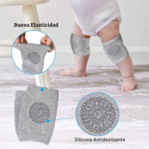 Vista 6 de Okydoky Protector de cabeza de bebé y rodilleras para gatear, mochila de seguridad ajustable para la cabeza de los niños pequeños, protección