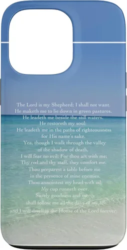 Vista 10 de Psalm 23 Beautiful Christian Beach - Funda para iPhone 17