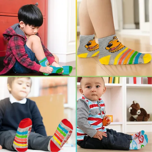 Vista 5 de Cocomelon Socks 10 Pack Baby Socks and Toddler Socks 2T-5T Cocomelon socks for Toddler Boys