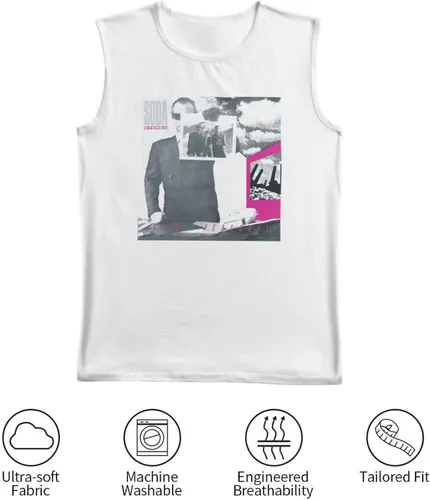Vista 7 de Soda Stereo Nada Personal Tank Top Shirt Man's Summer Sleeveless Casual Tops Fitness Vest