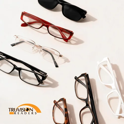 Vista 8 de TruVision 9505HP Reading Glasses - 1, 2, 3 Pack for Men & Women 9505 2 negro