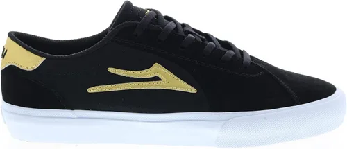Vista 2 de Lakai Flaco II - Zapatos de patinaje ChocolateGamuza Negra