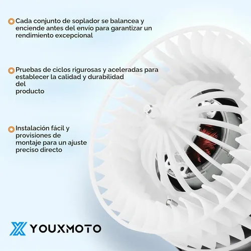 Vista 4 de 700212 Conjunto de motor de ventilador HVAC para Mercedes Benz E320 E350 E500 E550, para Mercedes Benz CLS500 CLS550 E55/E63/CLS55 AMG, Repalcios
