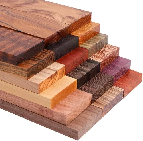 Vista 27 de IECAP LLC Paneles de madera a espejo de madera de palo negro africano para mango de cuchillo – Materiales para mango de cuchillo – Escalas