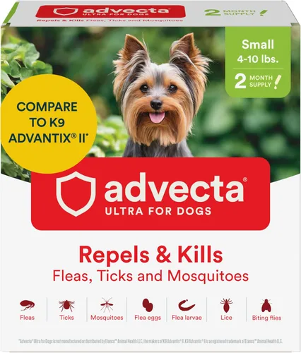 Vista 14 de Advecta Ultra pulgas y garrapatas tópico para perros 21-55 libras