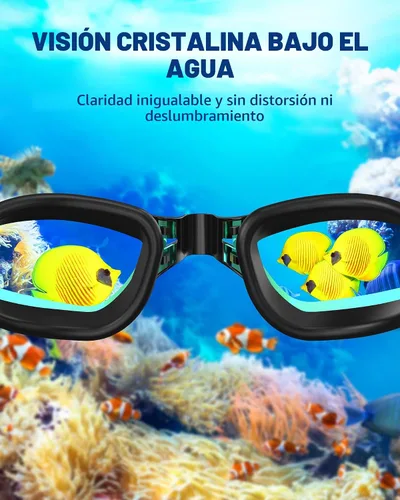 Vista 6 de Aegend Gafas de natación, gafas de natación sin fugas, protección completa para adultos, hombres, mujeres y jóvenes