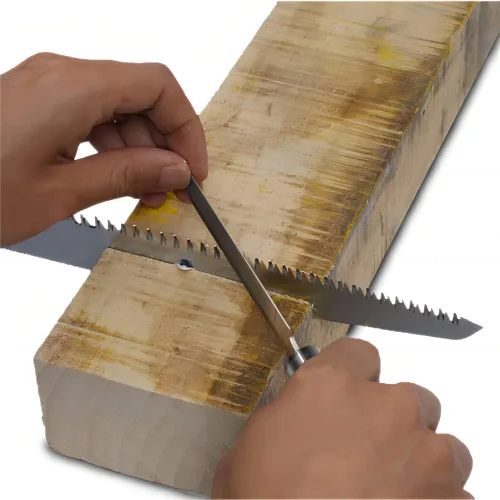 Vista 3 de Rhombic Diamond Coated File - Mango de madera, metal y vidrio, herramienta de carpintería y jardín de 5 pulgadas (4.921 in)