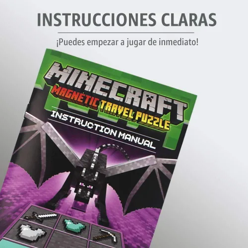 Vista 4 de ThinkFun – Rompecabezas magnético de Minecraft para viaje, juego lógico y juguete STEM para niños a partir de 8 años