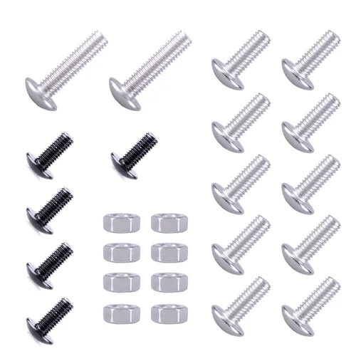 Vista 3 de Kit de montaje de tuerca para guardabarros de motocicleta, 25 piezas para Yamaha Banshee 350 YFZ350 1987-2006 ATV Tornillos protectores