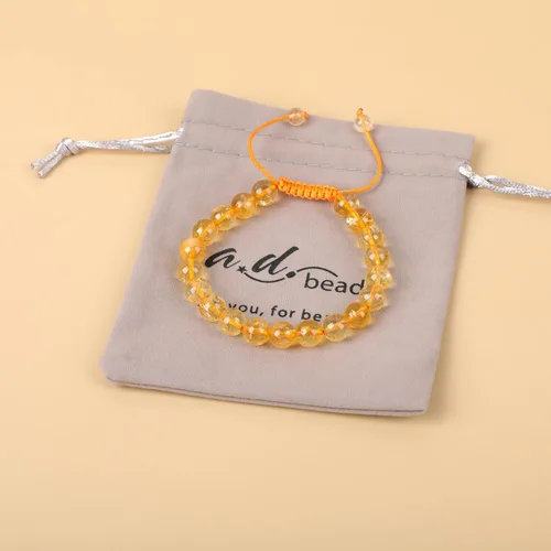 Vista 111 de AD Beads Pulseras de piedras preciosas unisex de 0.315 pulgadas (0.315 in), macramé curativo ajustable de 7 a 9 pulgadas Usa esta pulsera