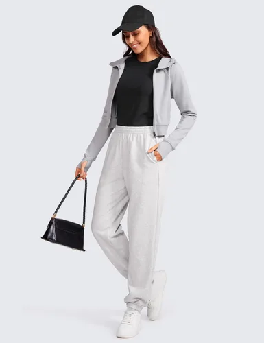 Vista 3 de CRZ YOGA Camisas de manga larga acanaladas para mujer, elásticas, de cuello alto, ajustadas, ajustadas, casuales, básicas, para otoño