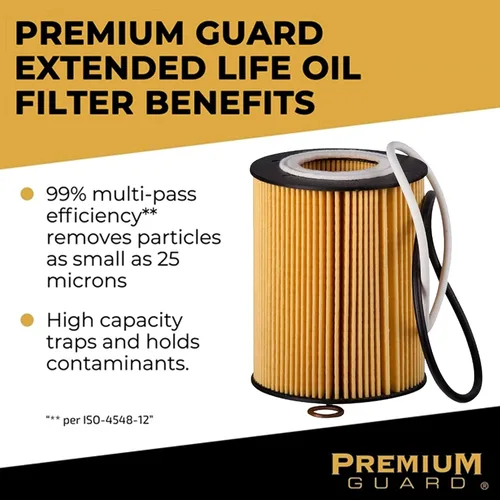 Vista 3 de Premium Guard Filtro de aceite de vida extendida de hasta 10 mil millas PG5646EX Compatible con Mercedes-Benz Sprinter 2500 2010-2022, Sprinter