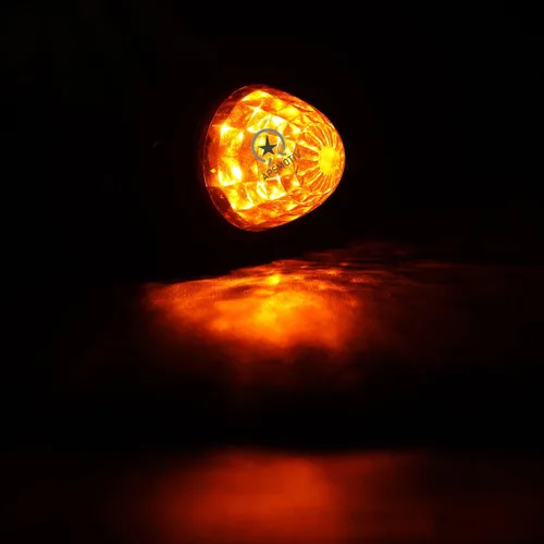 Vista 5 de Paquete de 10 luces LED para semirremolques para semirremolques, 12 V, impermeable, luces de pollo ámbar para semircamiones, carga carga, luces