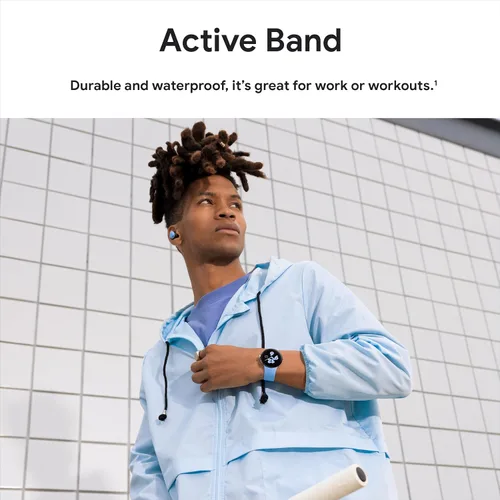 Vista 4 de Google Pixel Watch Active Band - Bay - Pequeño, Azul