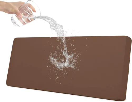 Vista 39 de Easy-Going Funda de cojín 100% impermeable para asiento de sofá, funda de cojín elástica de muebles, para niños, mascotas, cojín de sofá biplaza