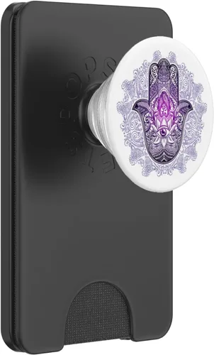 Vista 7 de Amuleto de mal de ojo Pop Socket para teléfono PopSockets buena suerte PopSockets intercambiable PopGrip