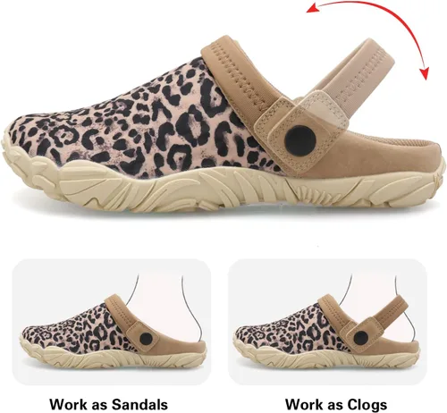 Vista 3 de Besroad Sandalias de senderismo al aire libre, zapatos de agua deportivos, zapatillas de deporte de moda, zuecos clásicos para mujeres y hombres
