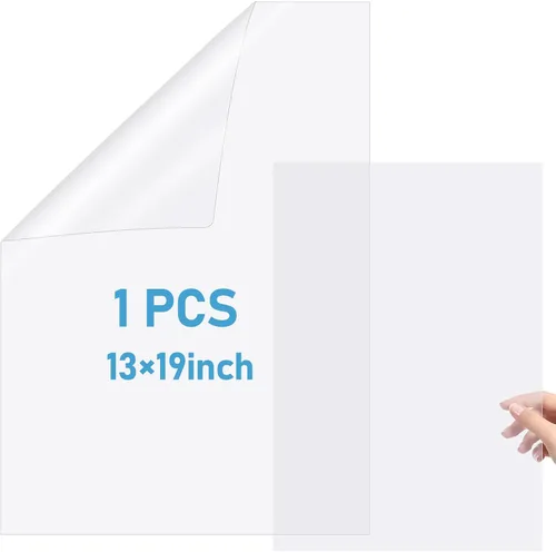 Vista 11 de Timgle Película de transparencia de inyección de tinta impermeable de 11 x 17 pulgadas, 1 hoja de papel transparente para impresión de pantalla