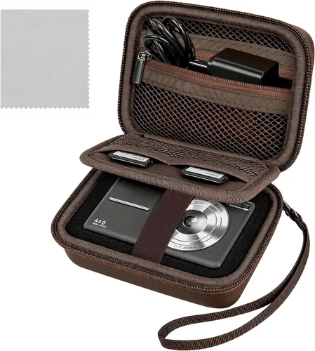 Vista 28 de Estuche protector y de transporte para cámara digital, AbergBest 21 megapíxeles 2.7" LCD recargable HD/Kodak Pixpro/Canon PowerShot ELPH 180/190