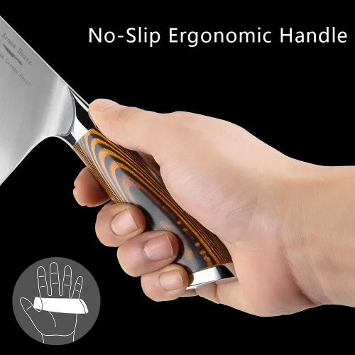Vista 6 de Juego de regalo de Navidad, cuchillo de carne de 7 pulgadas y cuchillo de pelar de 4 pulgadas
