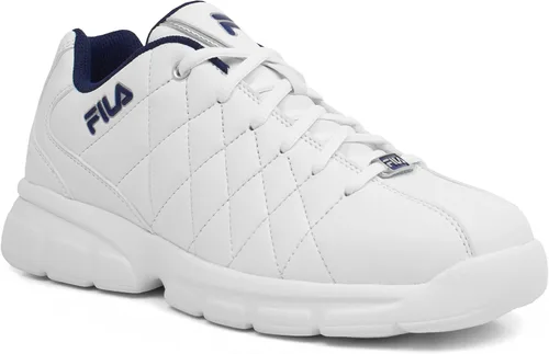 Vista 2 de Fila Zapatillas de entrenamiento Fulcrum 3 para hombre Blanco/Blanco/azul marino (Fila Navy)