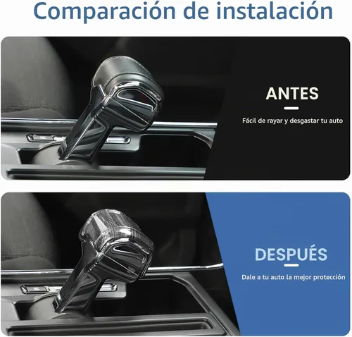 Vista 2 de Cubierta de la perilla de la palanca de cambios compatible con Ford F150 2021-2025+ (bronce)