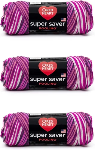 Vista 116 de Red Heart Hilo Super Saver, paquete de 3, camuflaje, 3