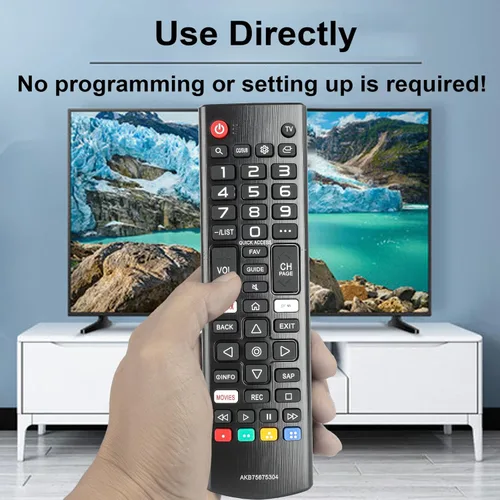Vista 2 de AKB75675304 Nuevo control remoto reemplazado para LG Smart TV 55UM69 32LM570BPUA 32LM620BPUA 43LM5700PUA 43UM7300PUA 43LM6300PUB 32LM5620BPUA