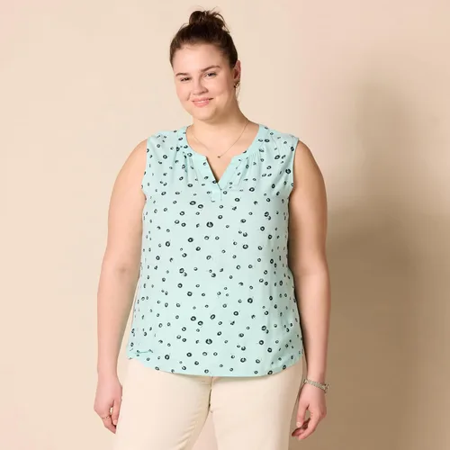 Vista 6 de Tienda Essentials Women's Sleeveless Woven Shirt